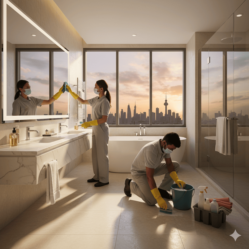 تنظيف منازل وشقق وفلل بالكويت